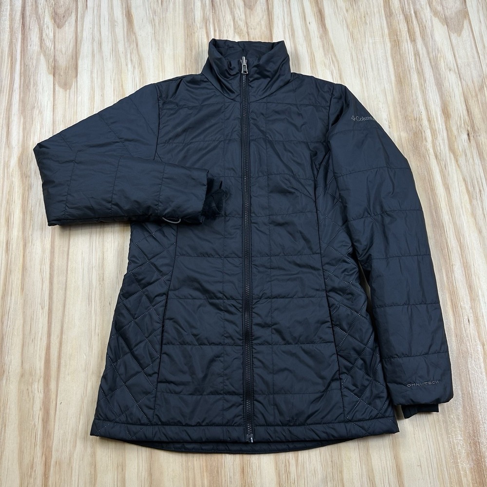Columbia Women's XS Black Interchange Quilted Thermal‎ Jacket 1737241 Full Zip